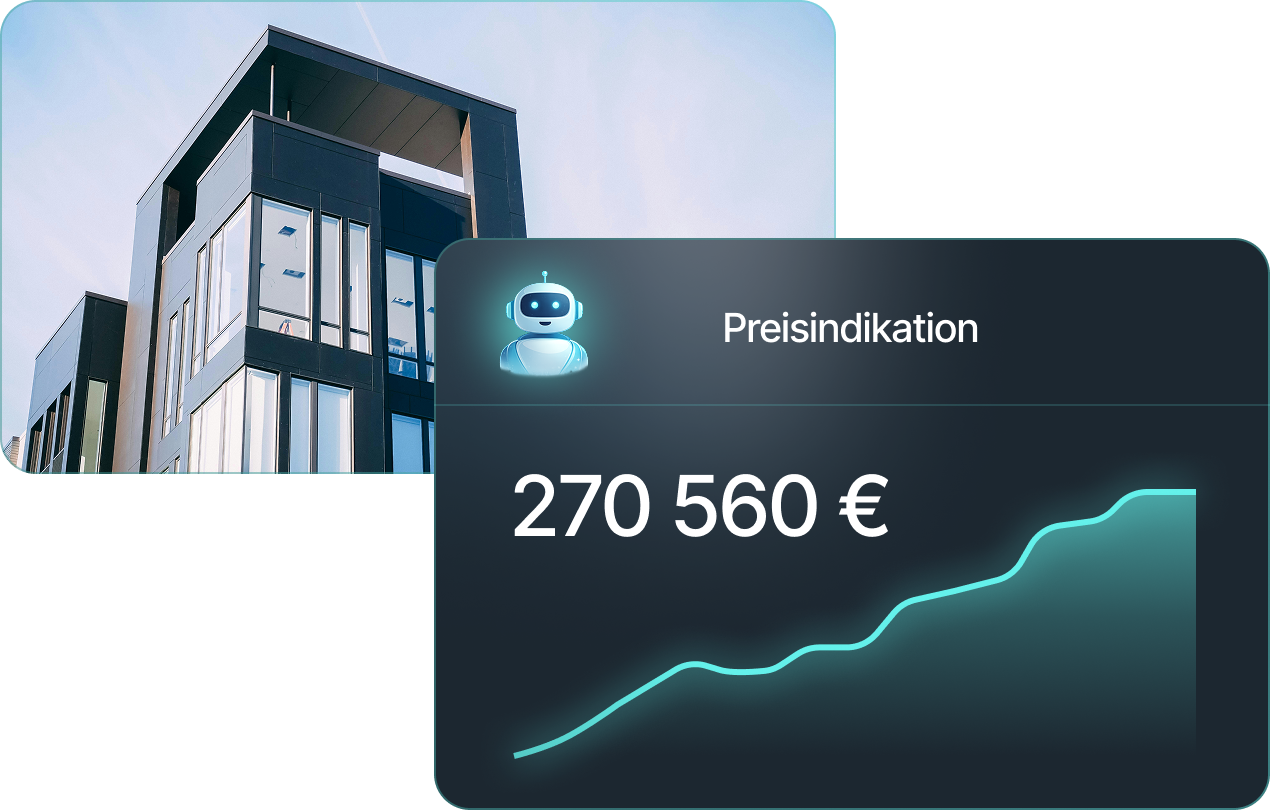 KI-gestützte Preisindikation für Immobilien – automatische Immobilienbewertung für Hausverwaltungen von mitarbyte